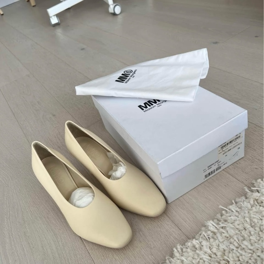 MM6 Maison Martin Margiela Beige Heels
